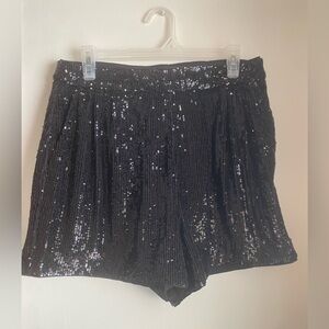 Express sparkly shorts